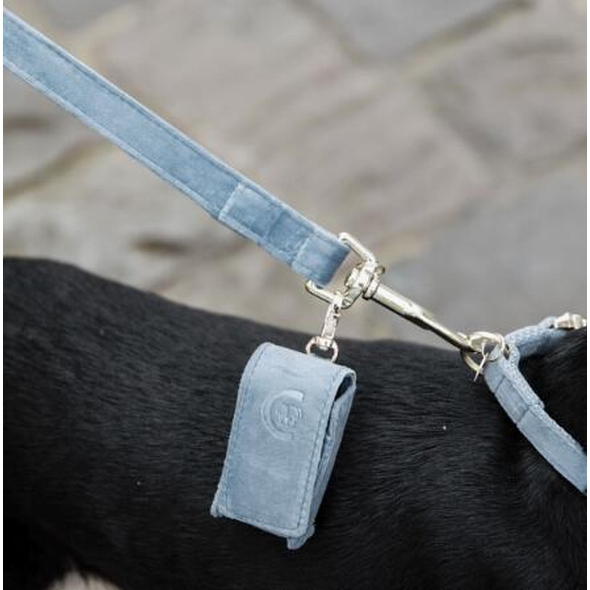 Kentucky Horsewear - Porte-sac À Crottes De Chien Carré En Velours - Manteau Pour Chien - Bleu - No Size - Decathlon