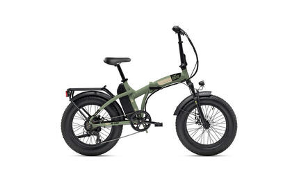 Elektrische compacte fiets / vouwfiets N-VER FOLDING 9.2. 20 inch, olijfgroen