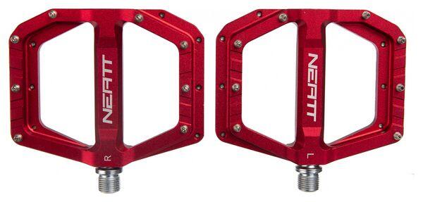 NEATT Coppia Pedali Flat Neatt Oxygen V2 8 Pin Rosso