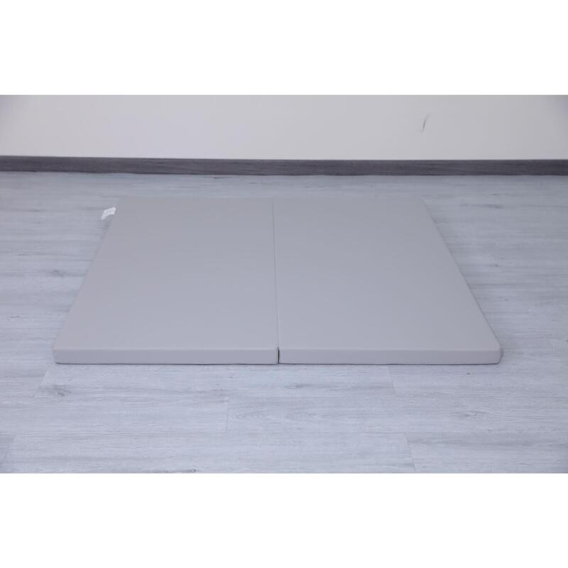 Copii Fitness Saltea Gimnastică Pliabilă 2 Secțiuni 120x120x5 cm Satellite Gri