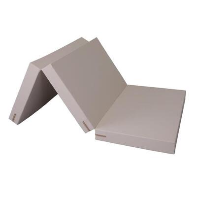 Materasso Pieghevole 3 Pezzi Memory Foam Certificato | Tappetino Letto Ospiti Portatile 190x70x10 Cm | Soluzione Salva-spazio Per Camper E Viaggi