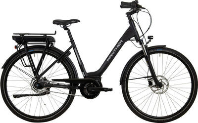 Elektrische fiets e-city maruka 1.0 wave bosch active line 400 wh, zwart