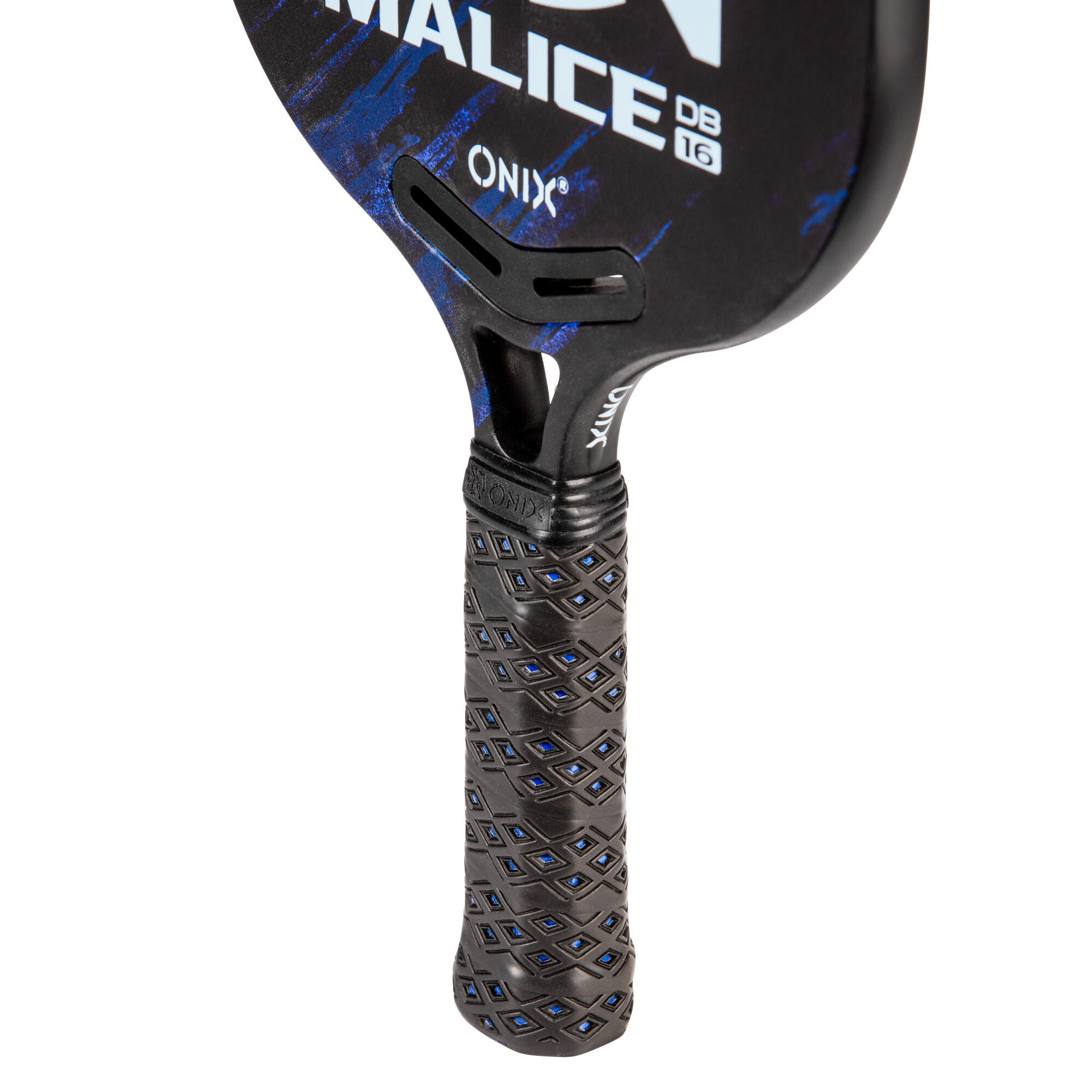 ONIX Pickleball Paddle Malice 16 DB Open Throat Blue 5/7