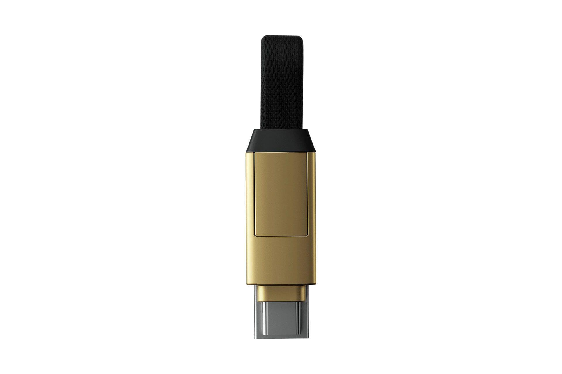 inCharge 6 Cable de carga corto para a.o. iPhone Cable Lightning usb c - 6 en 3/7