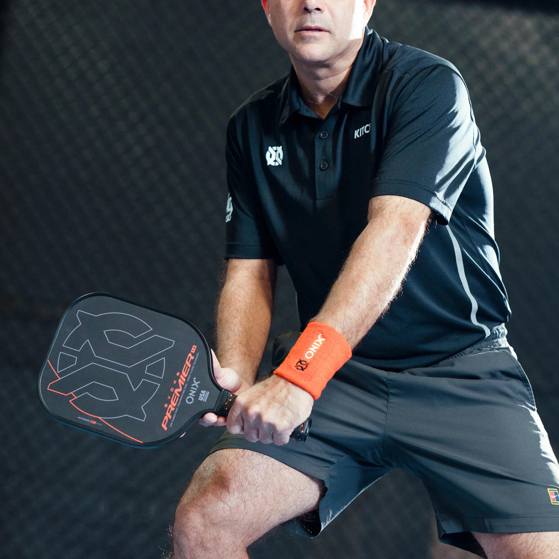 ONIX Pickleball Paddle Evoke Premier Raw Carbon 14 Orange 7/7
