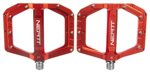 NEATT Coppia di Pedali Flat Neatt Oxygen V2 8 Pin Arancio