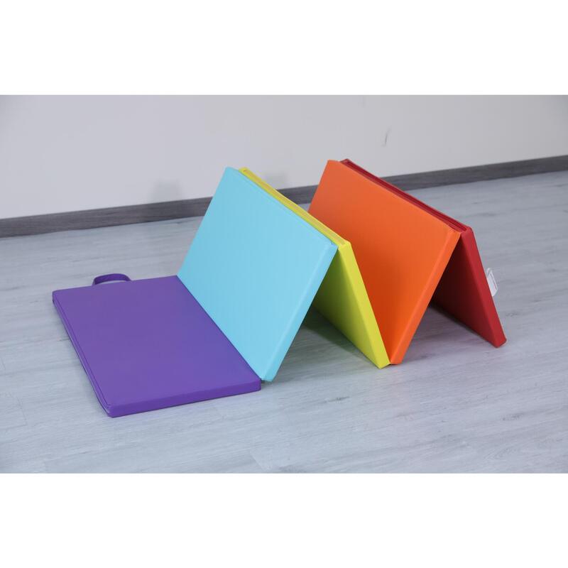 Copii Fitness Saltea Gimnastică 5 Secțiuni 195x75x3 cm Satellite Multicolor