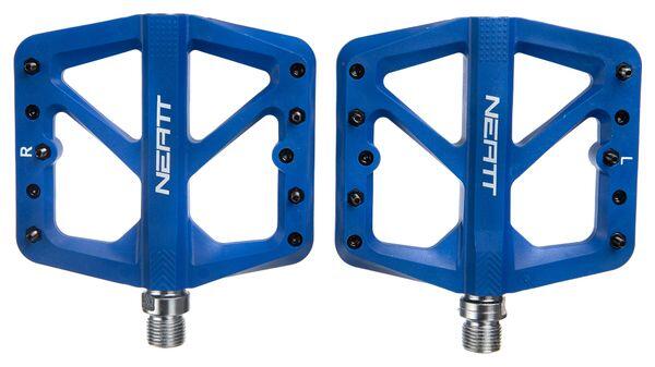 NEATT Coppia di pedali Neatt Composite 5 Pin Flat Blu