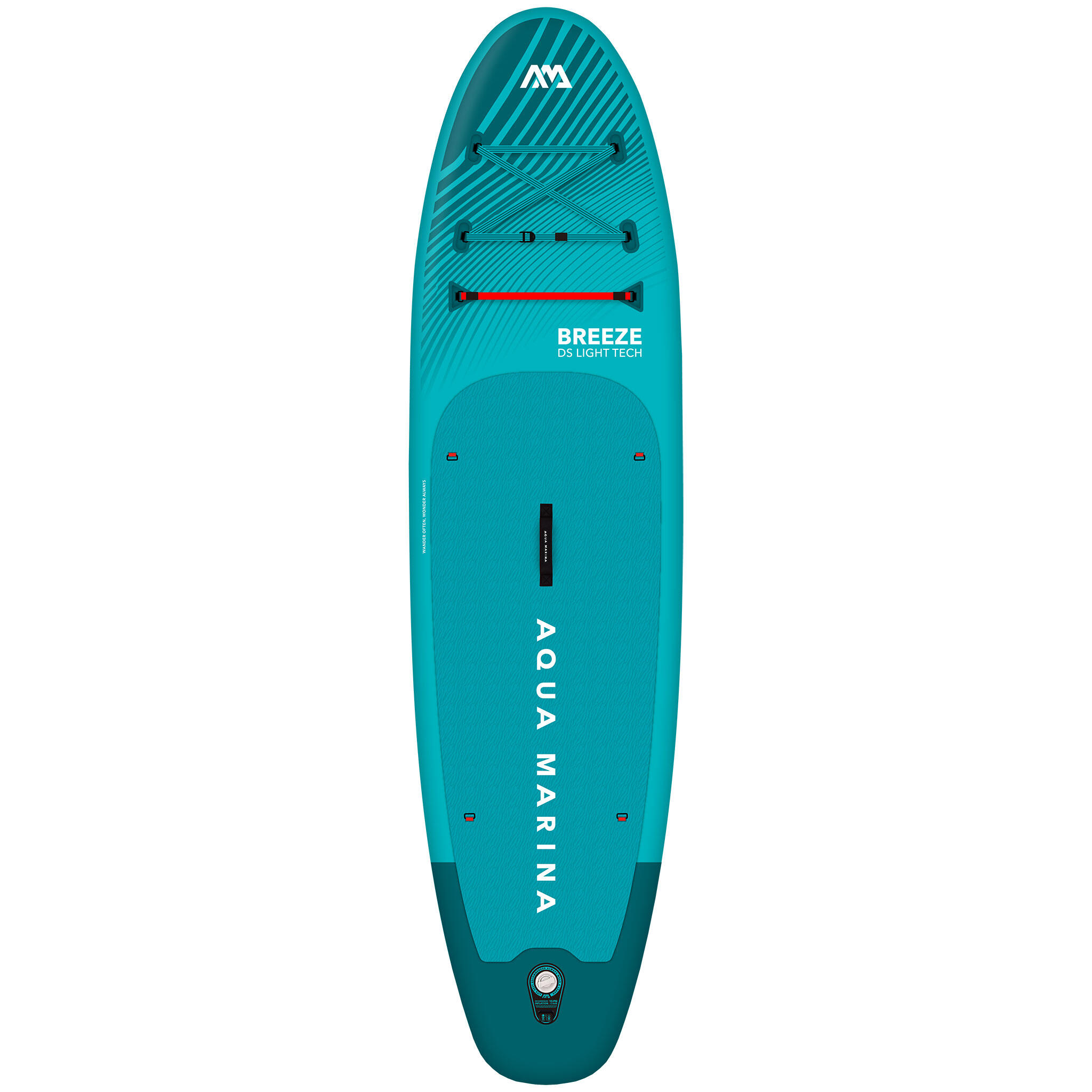 Aqua Marina Breeze 300 cm aufblasbares SUP Board Blau + CARBON Paddel 2/4