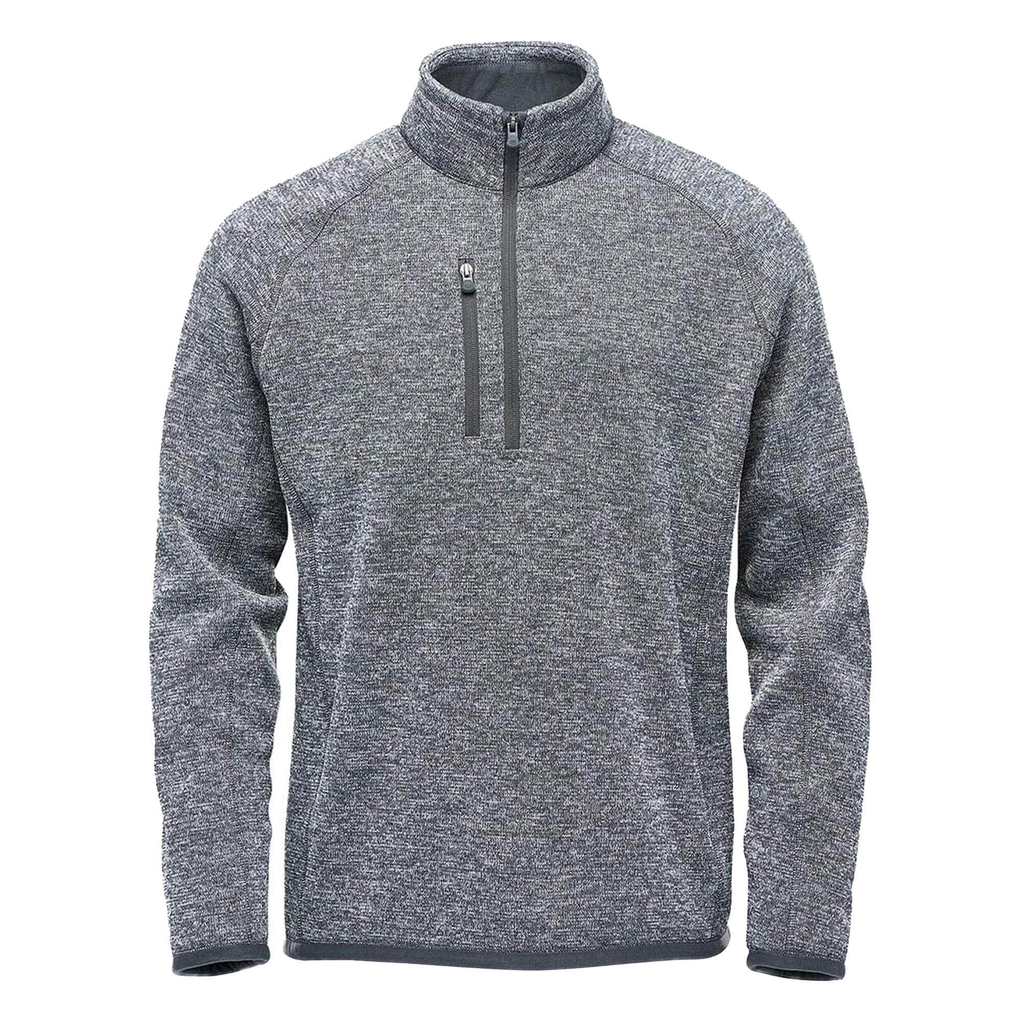 Stormtech Mens Avalante Heather Quarter Zip Fleece Top