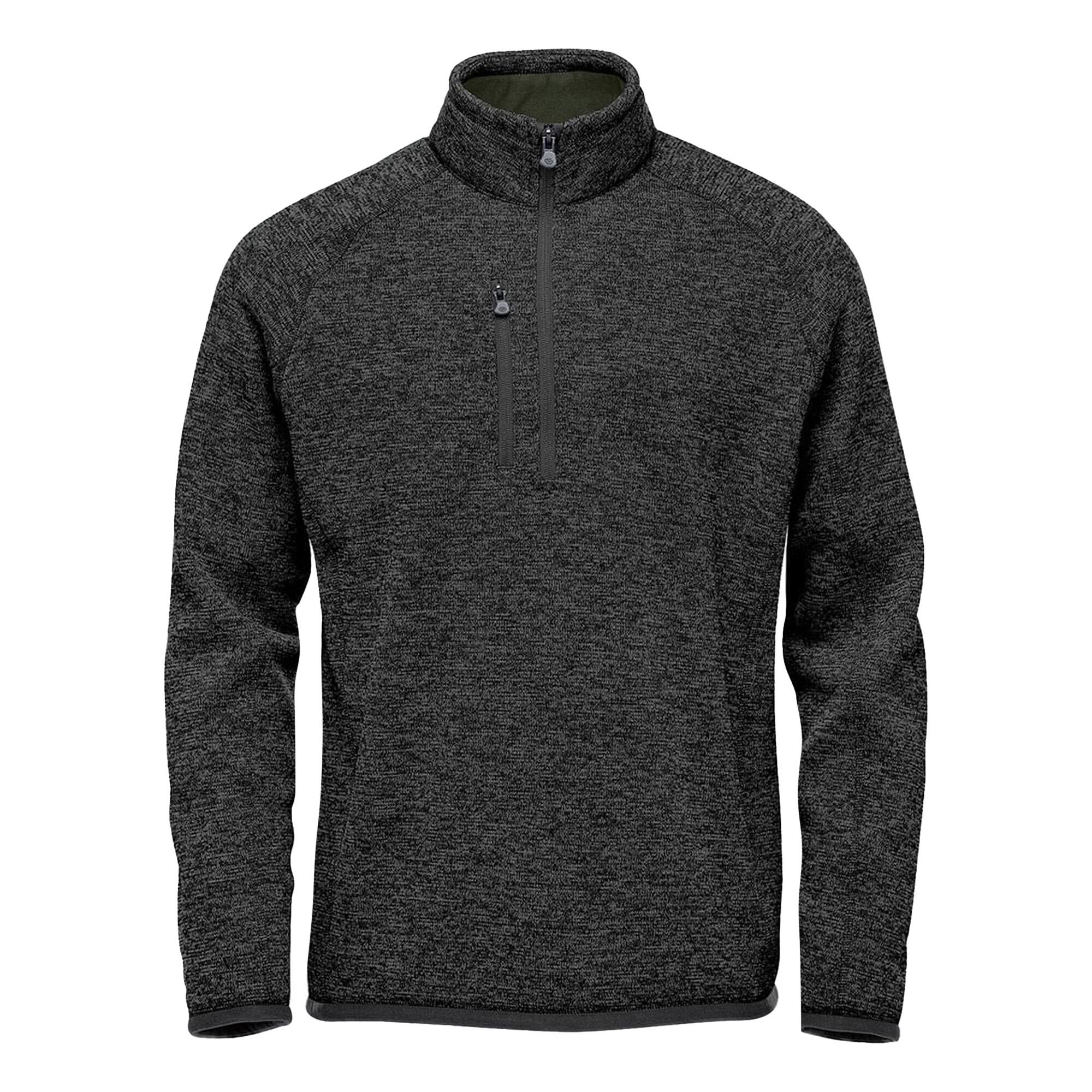 Stormtech Mens Avalante Heather Quarter Zip Fleece Top