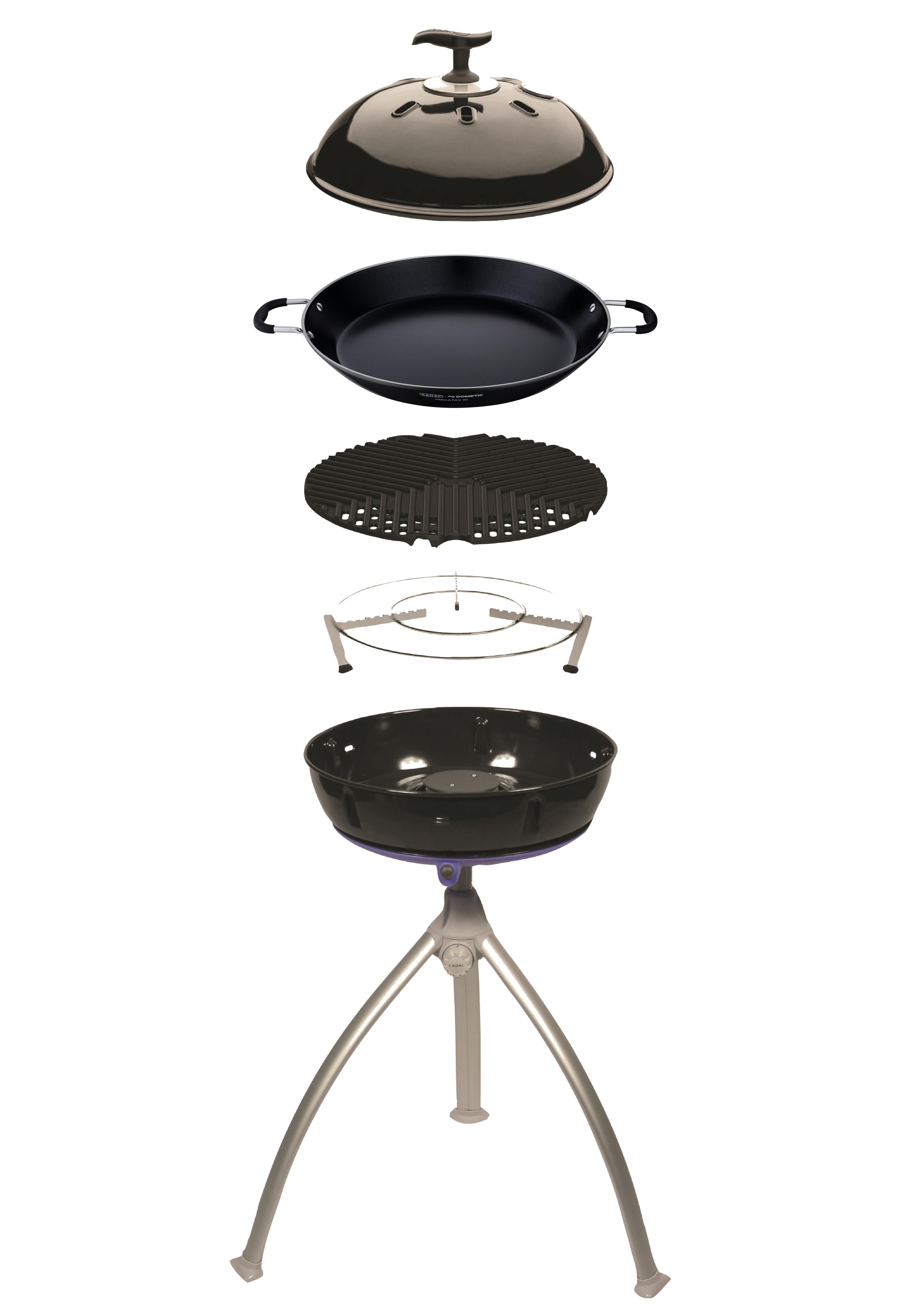 CADAC DOMETIC Grillo Chef 40 BBQ Paella Pan Combo