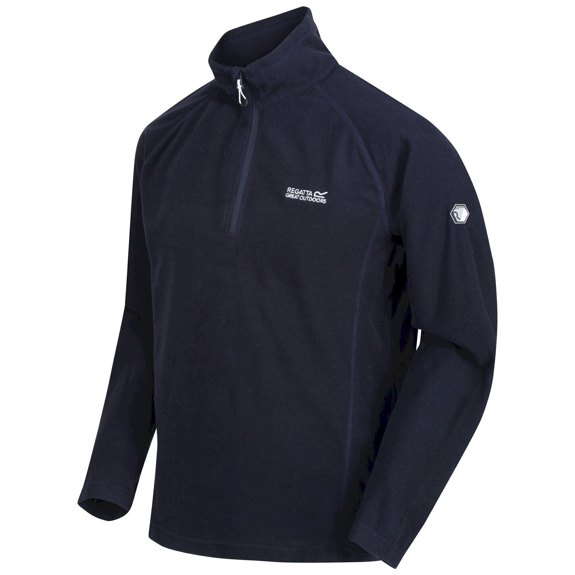 Great Outdoors Mens Montes Fleece Top (Navy) 4/5