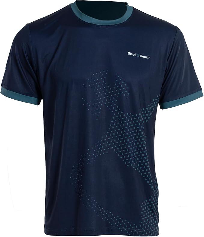 Camiseta Hombre Black Crown Monterrey Pádel Manga Corta Transpirable