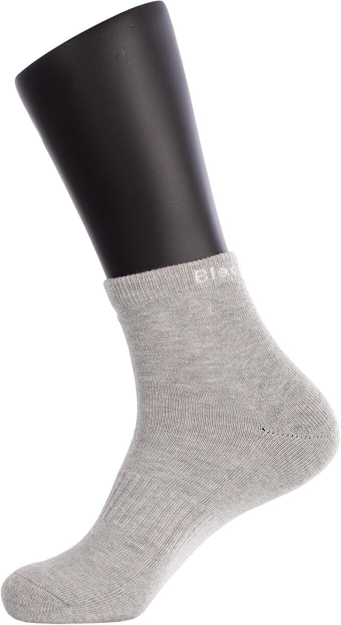 Calcetines Tobilleros Unisex Black Crown Pro Gris para Pádel y Deporte 3/6
