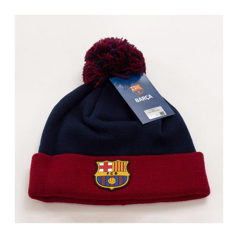 Czapka FC Barcelona beanie - oficjalna licencjonowana