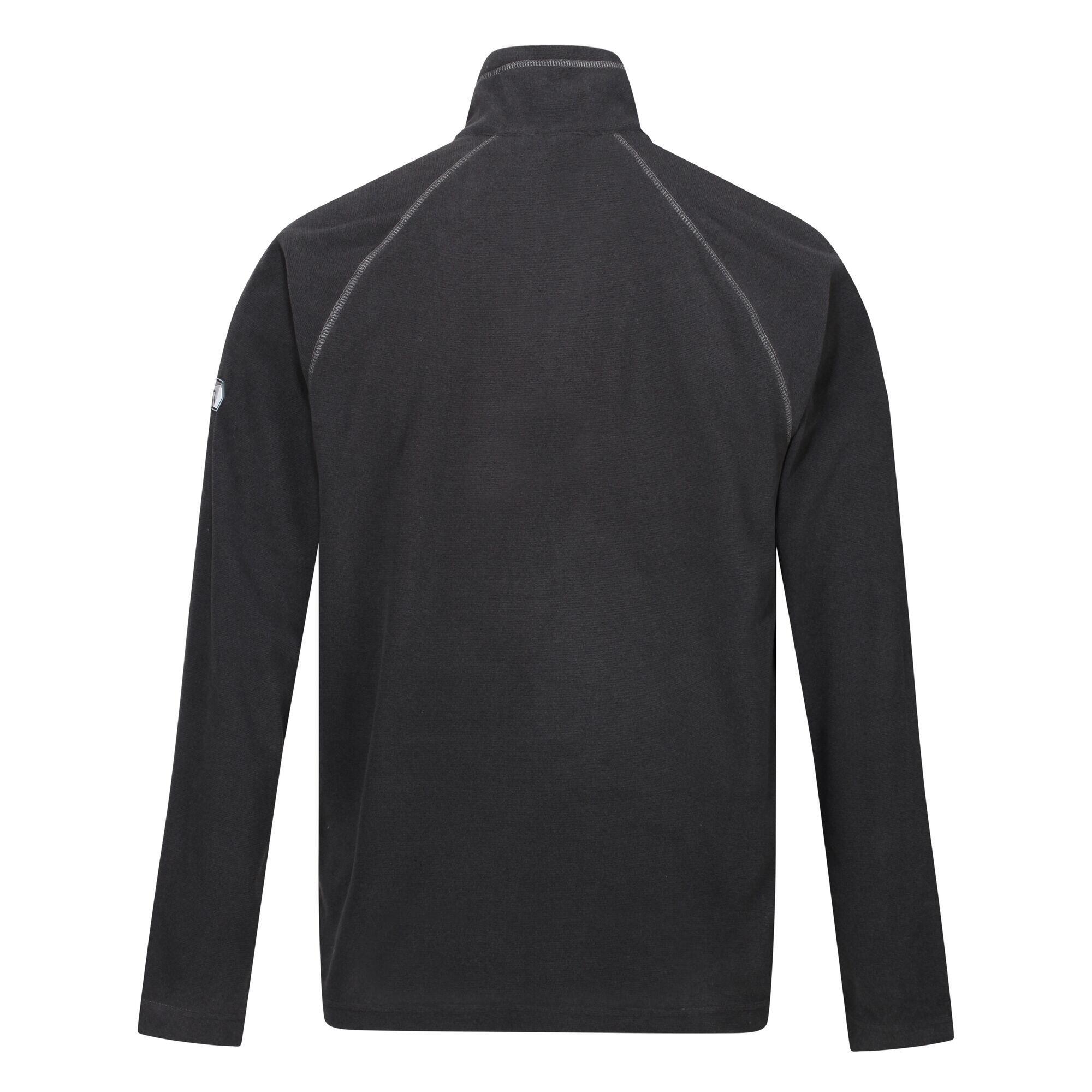 Great Outdoors Mens Montes Fleece Top (Ash) 2/5