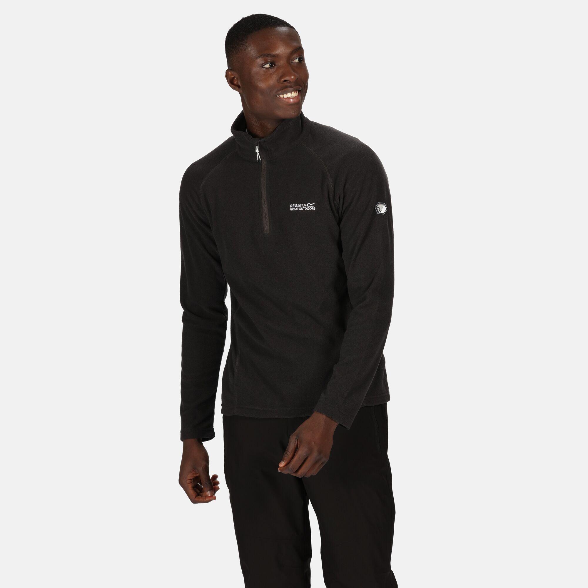 Great Outdoors Mens Montes Fleece Top (Ash) 4/5