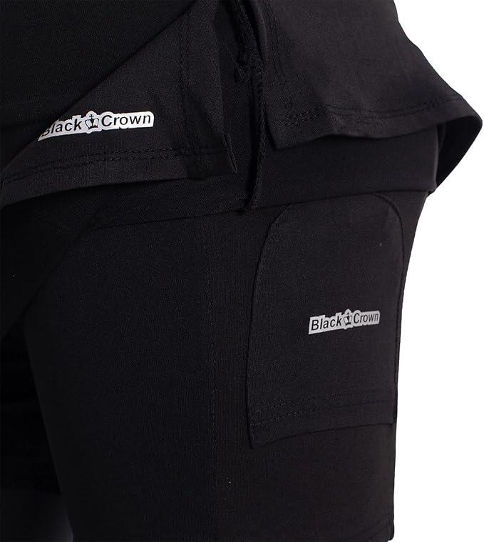 Falda Pádel Mujer Black Crown Maya 100% Poliéster Transpirable Secado Rápido 2/3