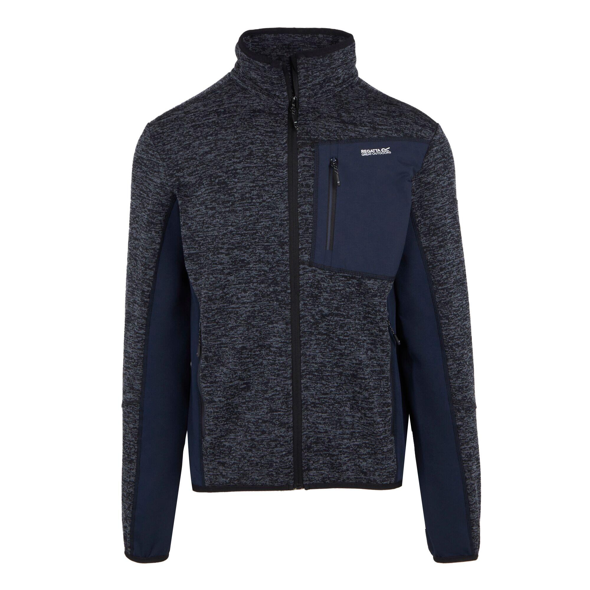 Regatta Mens Baslinn Marl Full Zip Fleece Jacket