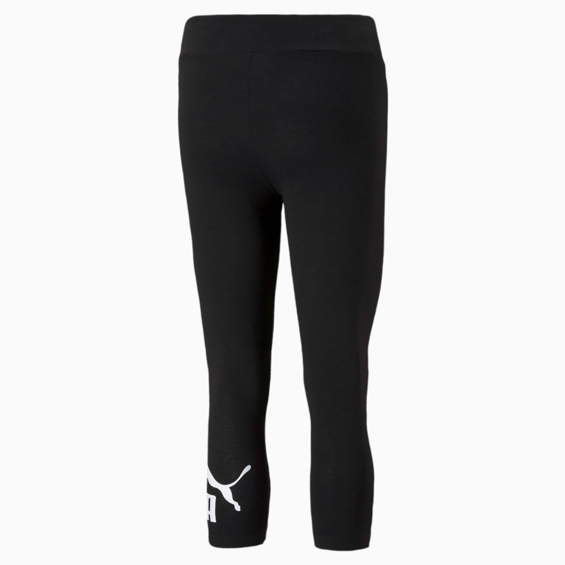 Leggings 3/4 con logo Essentials donna PUMA Black 6/7