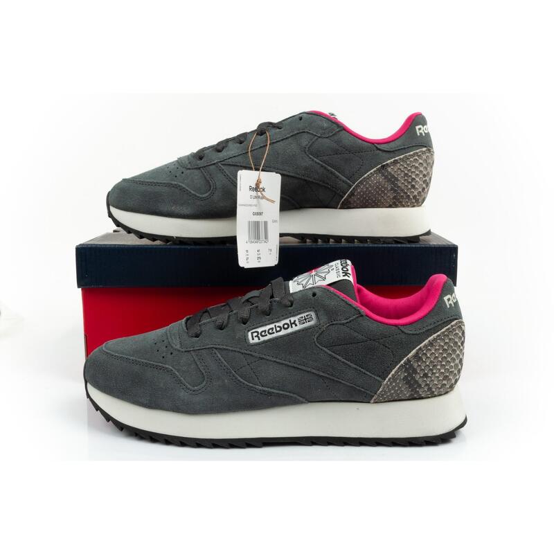 Pantofi sport femei Reebok Classic Leather, Gri
