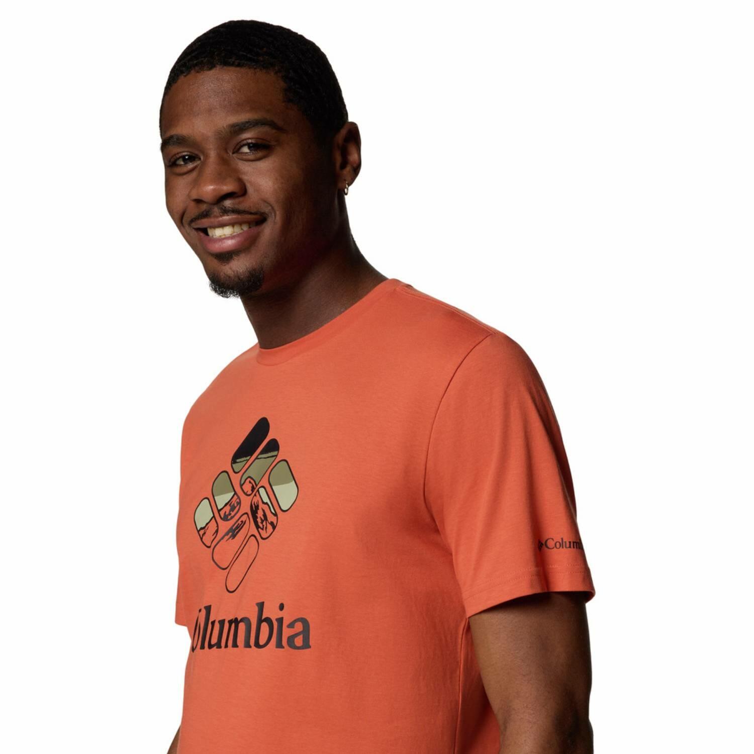 Columbia Camiseta Rapid Ridge Rojo 3/5