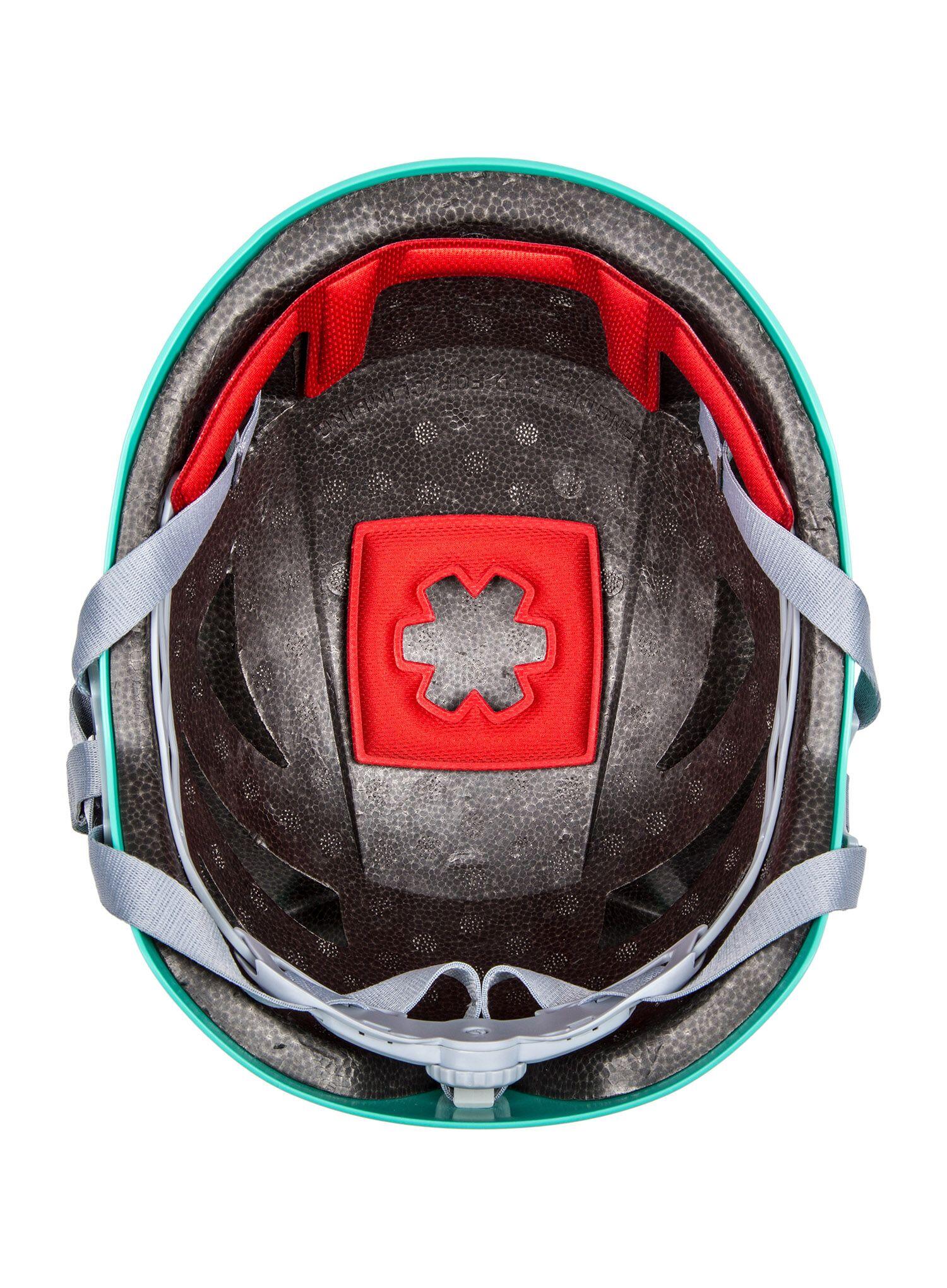 Casco de escalada Ocún Shard verde menta ligero ventilado 54–62 cm 4/4