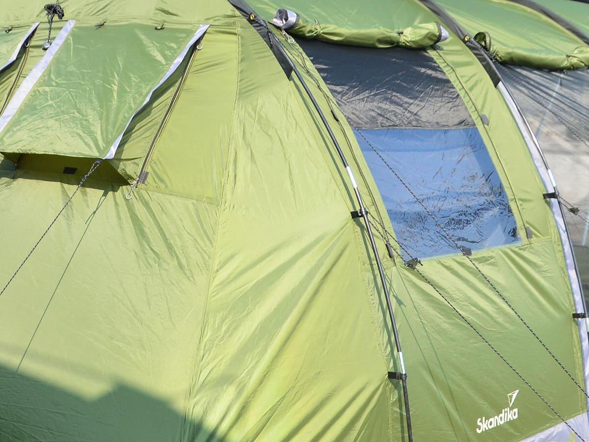 Tente familiale de camping tunnel Gotland 5 - 5 personnes - 1 cabine sombre 6/8