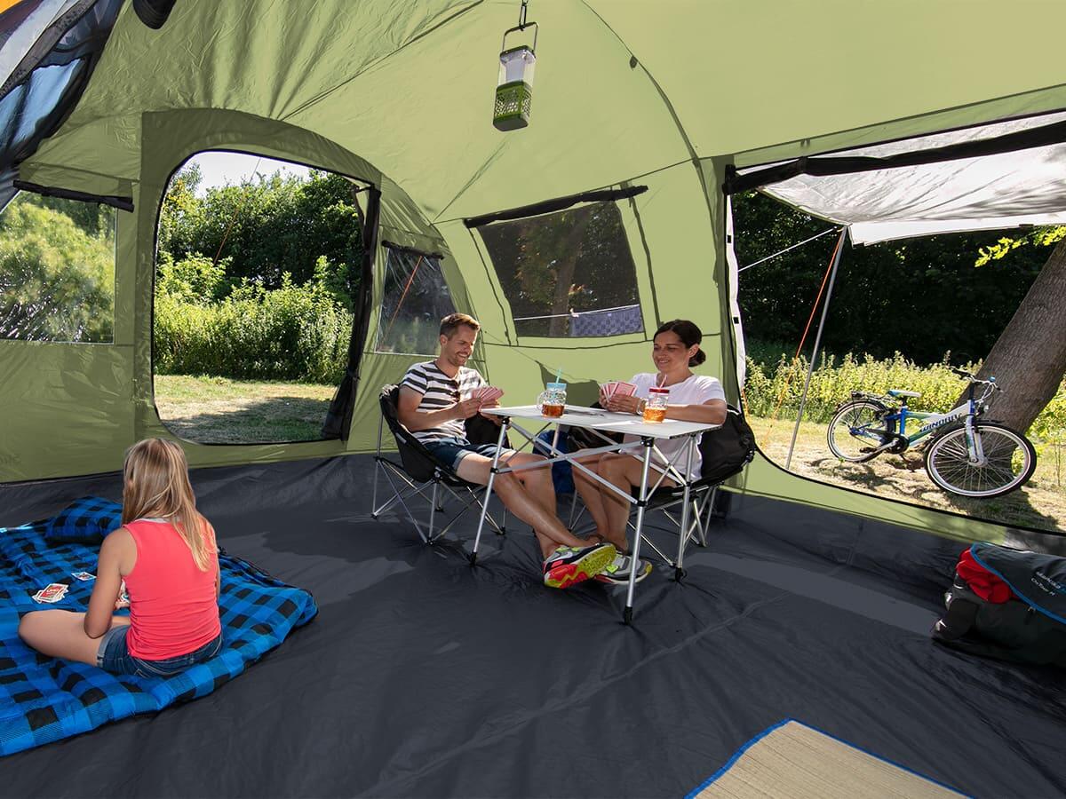 Tente familiale de camping tunnel Gotland 5 - 5 personnes - 1 cabine sombre 3/8