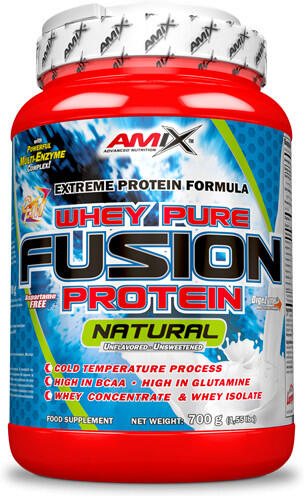 Whey pure fusion - 700g natural da amix nutrition