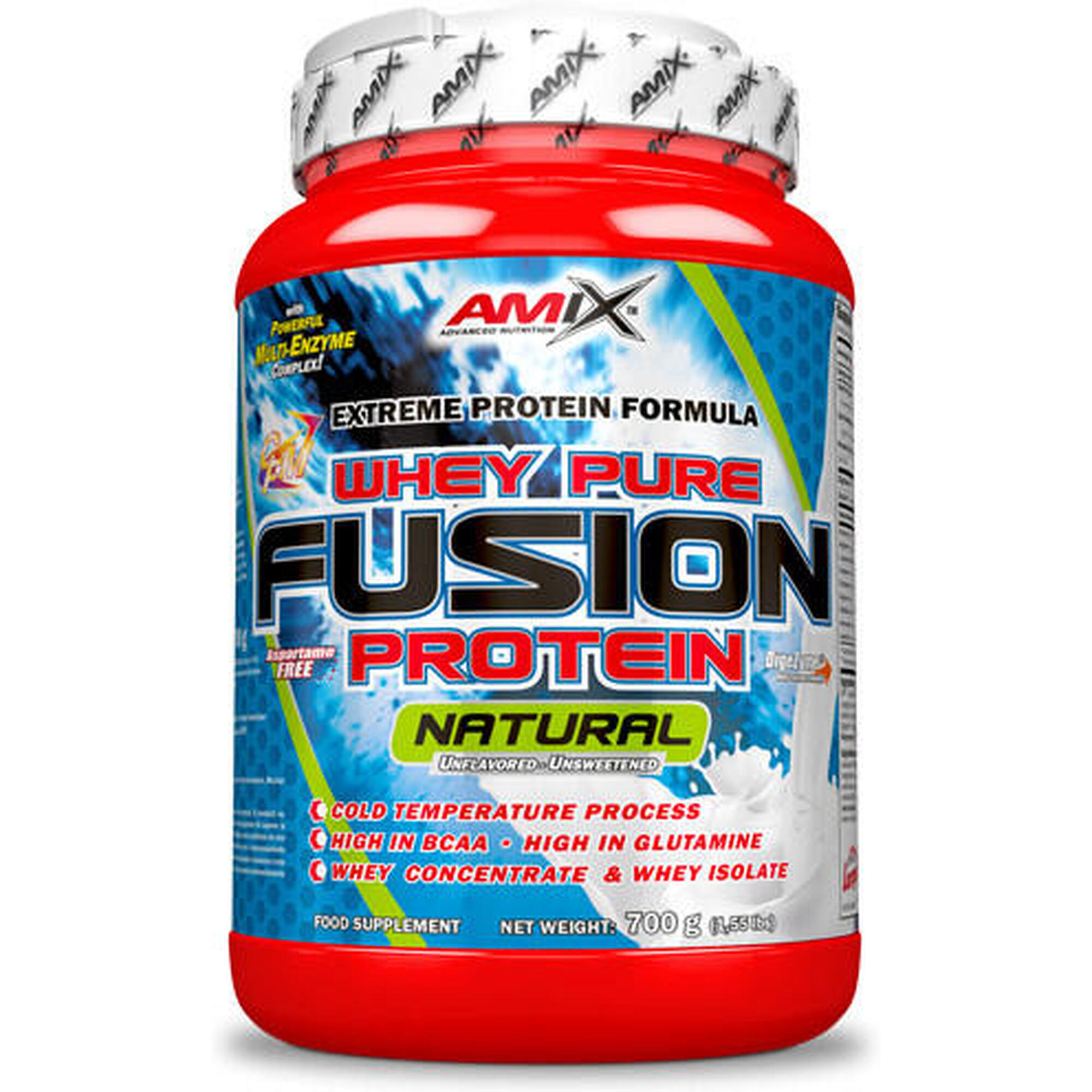 Whey pure fusion - 700g Natural da Amix Nutrition Exclusivo Online      35,40€  Preço por quantidade 35,40€kg AMIX Whey pure fusion - 700g Natural da Amix NutritionVendido e expedido por: FitnessZone    