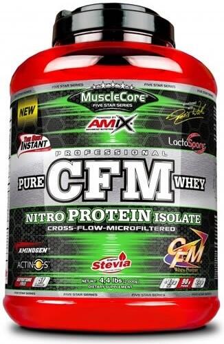 AMIX CFM Nitro Eiwit Isolaat - 2Kg Vanille Amix Spierkern