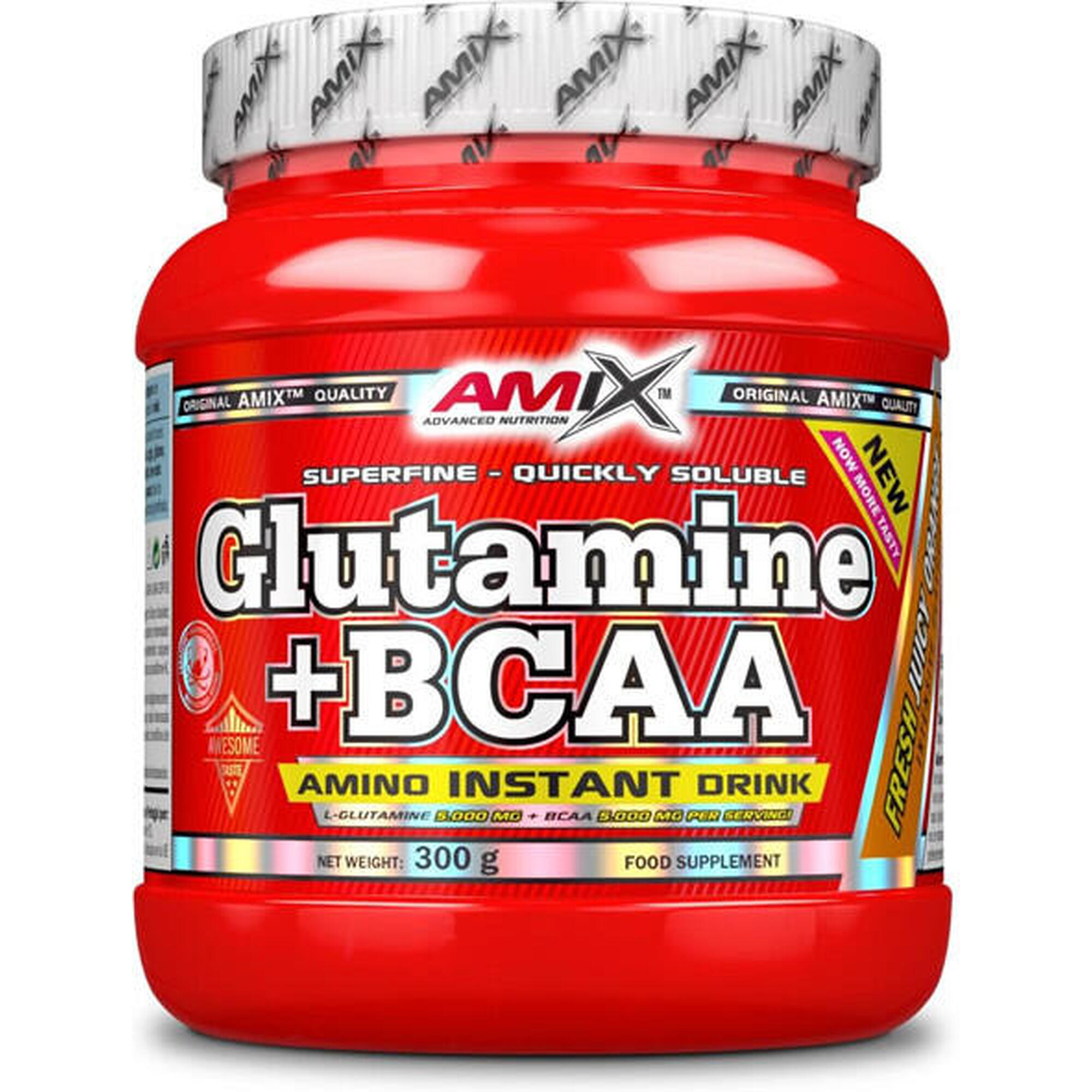 Amix - Glutamine + Bcaa - 300g Fruits Rouges De Amix Nutrition - Glutamine - Decathlon