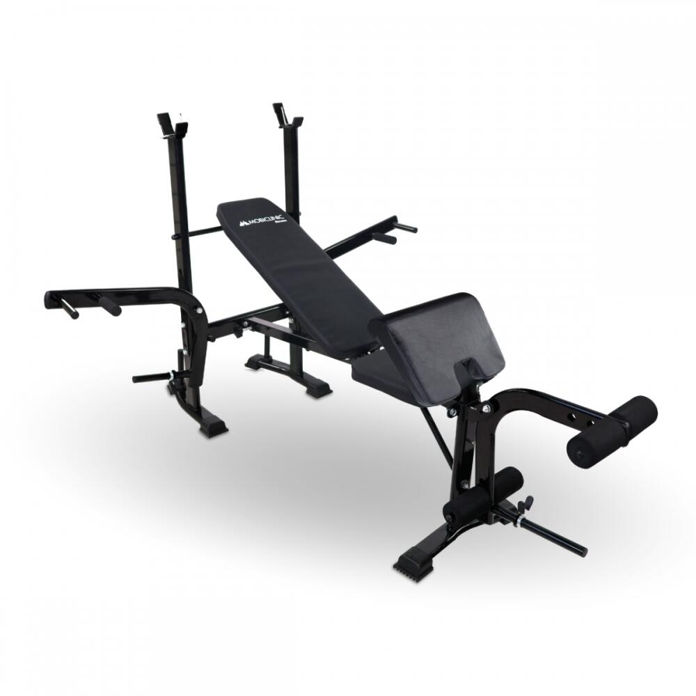 Mobiclinic - Banc De Musculation Multifonctionnel Pupitre À Biceps Réglable Pliable - Banc De Musculation - Noir - Taille Unique - Decathlon