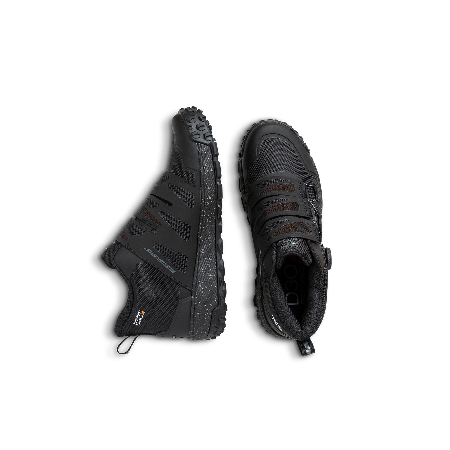 TALLAC MID CLIP BOA schoenen - zwart/grijs 4/6