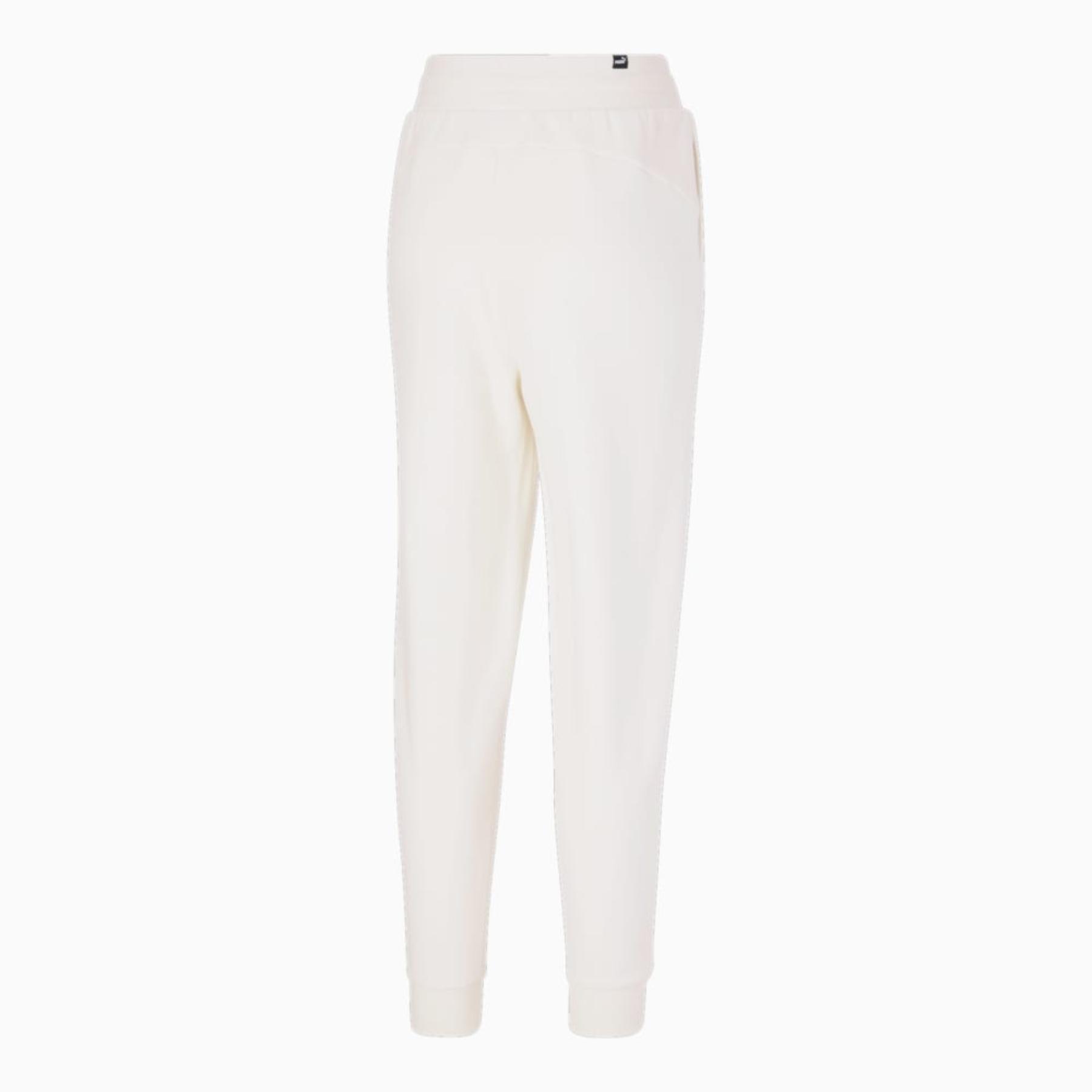 Calças universais para mulher Puma Ess Embroidery High-waist Pants Fl W 2/6