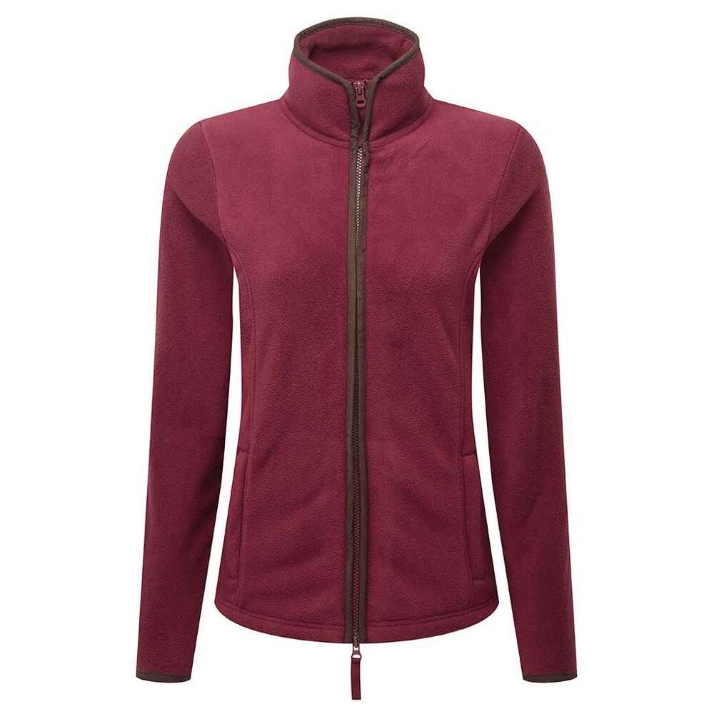 Premier Womens/Ladies Artisan Contrast Trim Fleece Jacket