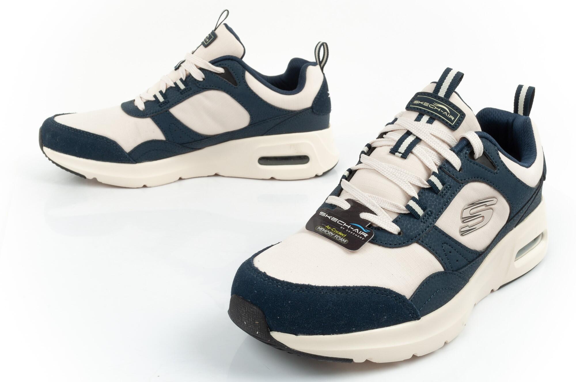 Tênis Azuis Azuis Largos de Pista Masculina Skechers 5/7