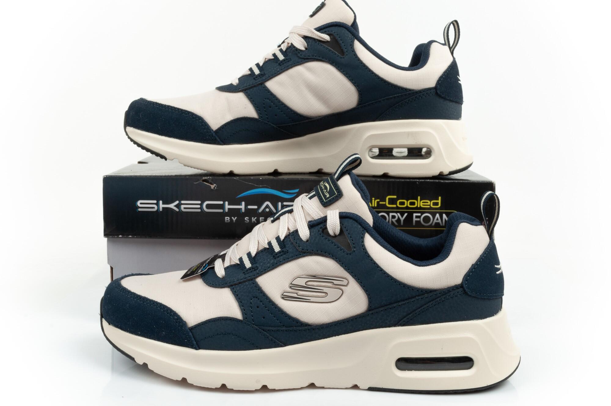 Tênis Azuis Azuis Largos de Pista Masculina Skechers 7/7