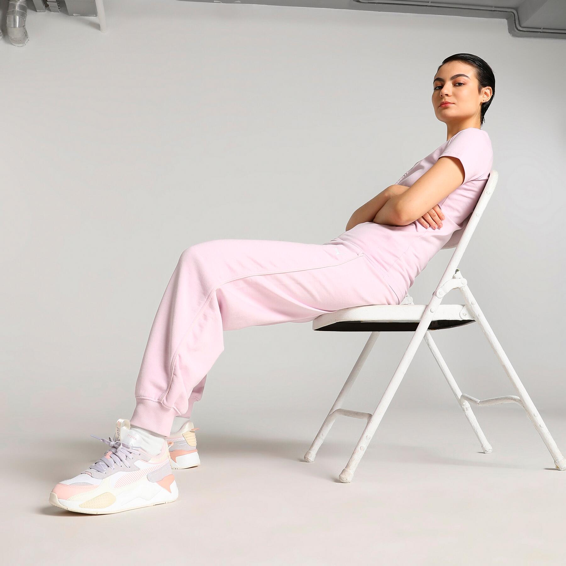 Damskie spodnie damskie z wysokim stanem HER PUMA Grape Mist Purple 7/7