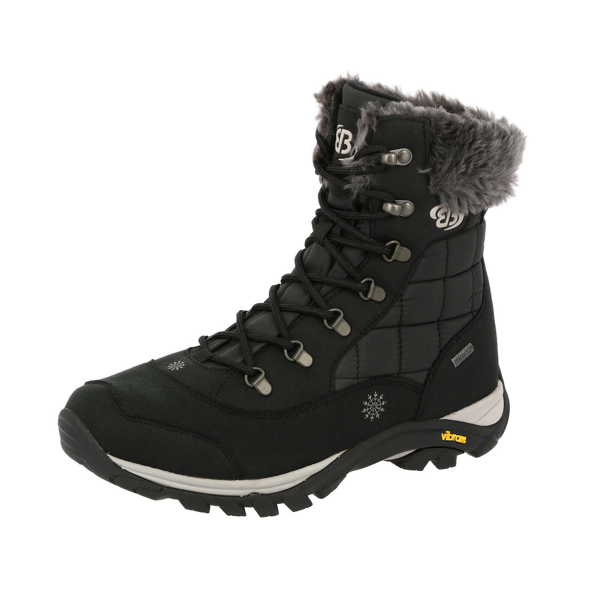 Brütting - Chaussure D'Hiver Imperméable Et Respirant Laçage Femmes Brütting Himalaya - Après Ski - Noir - 41 - Decathlon