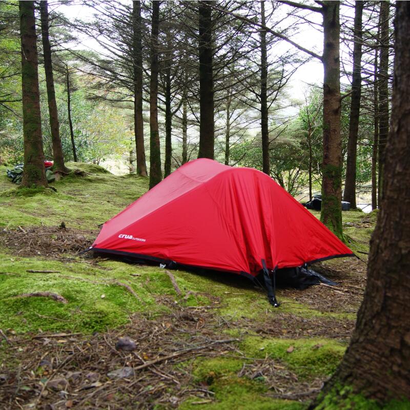 Auvent 2 en 1 - bâche et hamac 330 x 120 - Rouge