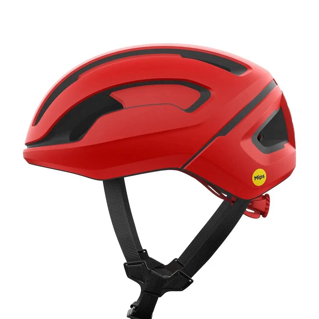 Road Helmet POC Omne Air MIPS - Prismane Red Matt
