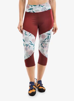 Leggings donna Ocun Rhea 3/4 wine