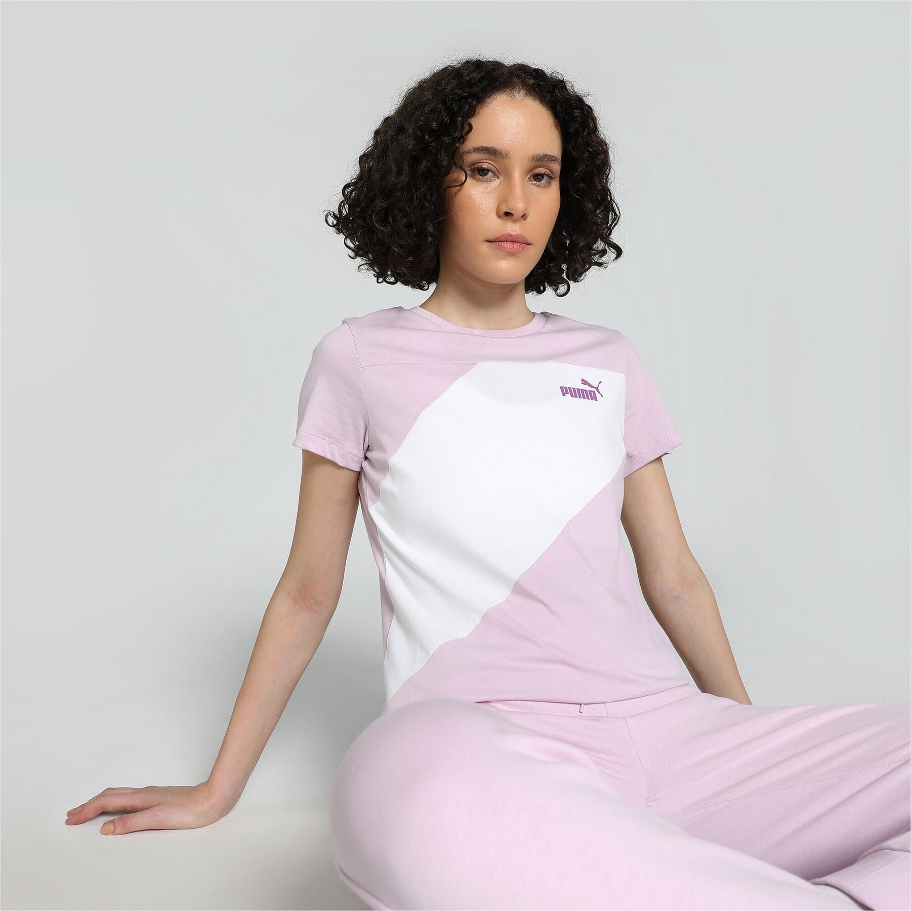 Camiseta PUMA POWER Mujer PUMA Grape Mist Purple 3/7