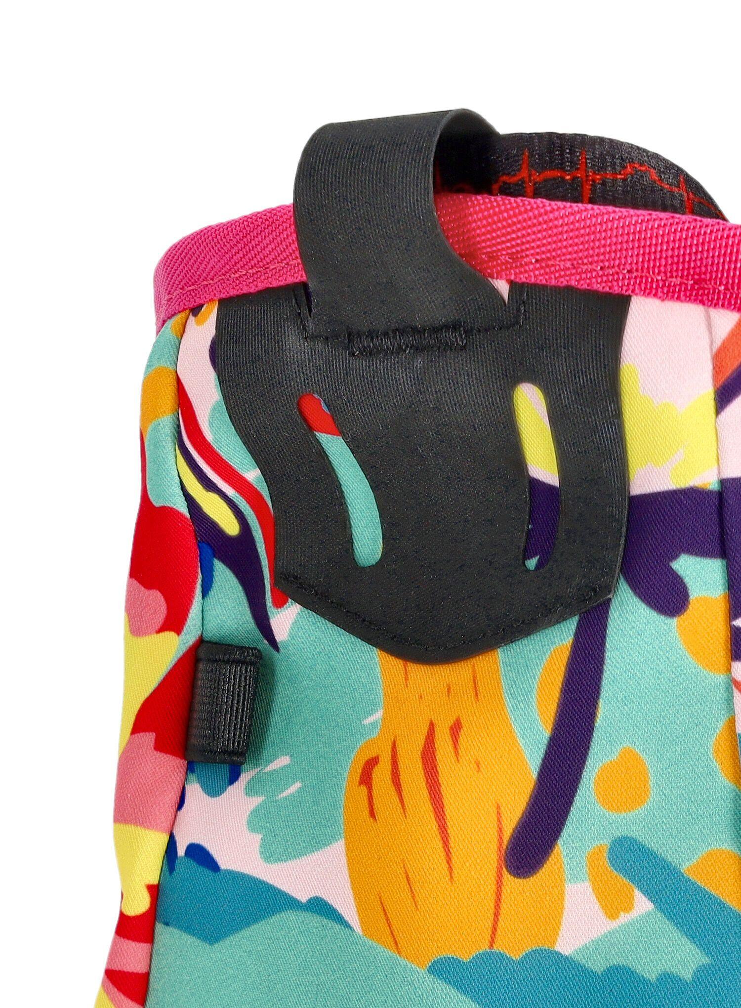 Ocún Lucky Magnesiumbeutel Polyester Blumenmuster Kordelzug Bürstenhalter 6/7