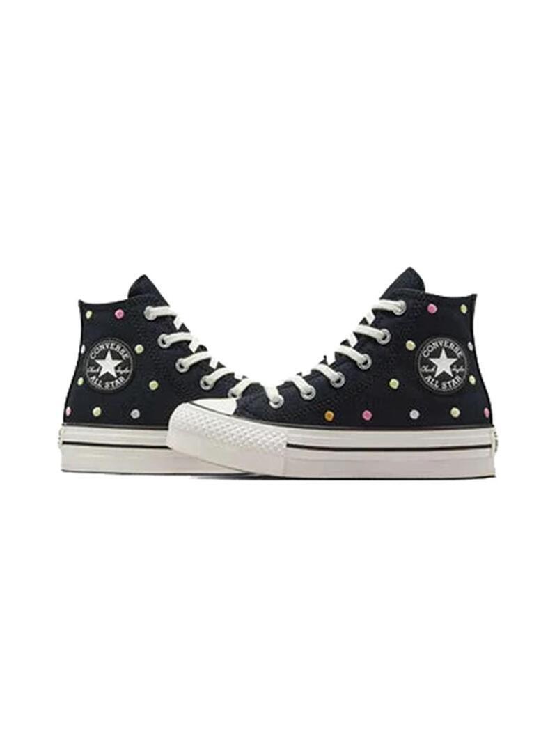 Tenisky Converse Model Chuck Taylor All Star Lift Embroidered Polka Dots Platfor 6/7