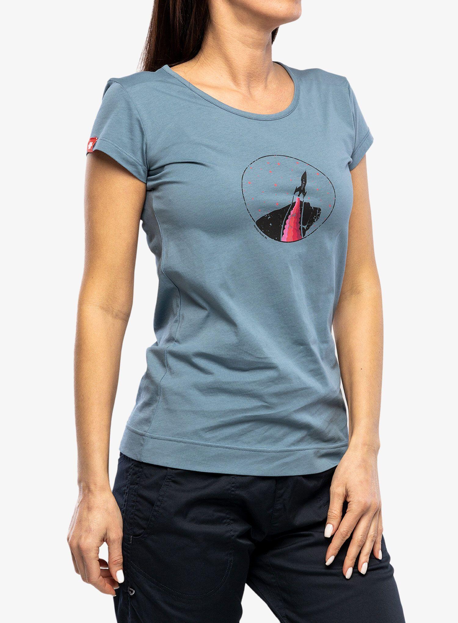 T-shirt femme Ocun Classic T Organic Rainbow Rocket 3/5