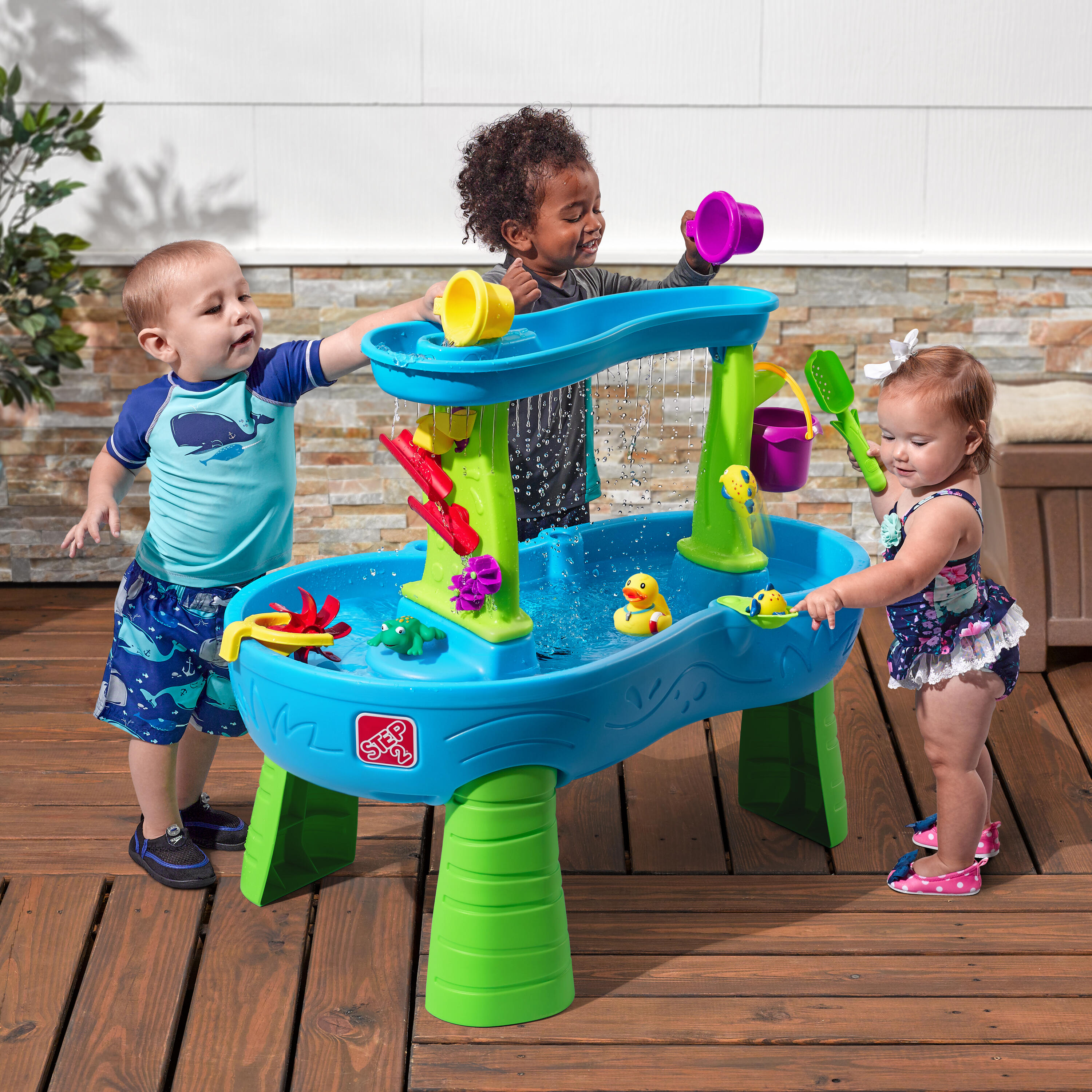 Water table, Rain Showers Splash, Blue & Green, 13 accessories 5/7